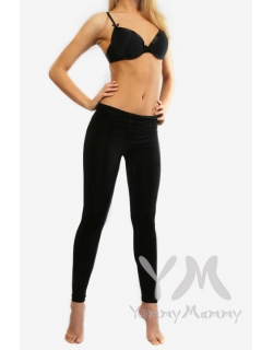 Лосины черные из модала для кормящих