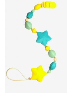 Силиконовый держатель на клипсе Майя, бирюзовый