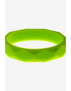 Молочный браслет из пищевого силикона, салатовый