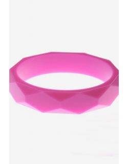 Молочный браслет из пищевого силикона, розовый