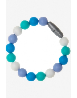 Силиконовый браслет-прорезыватель Майя, голубой