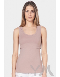 Майка для беременных и кормящих, капучино