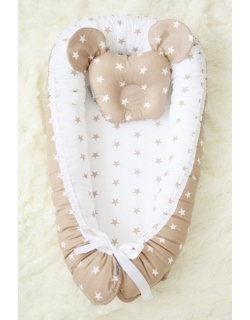 Гнездышко-кокон для новорожденных Babynest Latte
