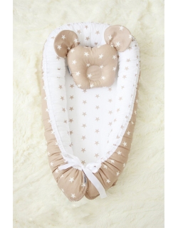 Гнездышко-кокон для новорожденных Babynest Latte
