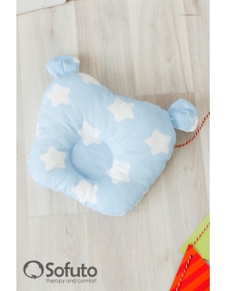 Гнездышко для новорожденных Babynest Stars and waves blue sky