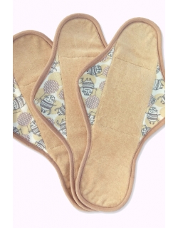 Набор ночных многоразовых женских прокладок "БИО"