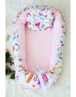 Кокон-гнездышко для новорожденных Babynest Holiday Roses