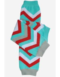 Слингогетры (гетры для детей) "Chevron Blue-Red"