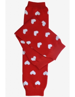 Слингогетры (гетры для детей) "Hearts Red"