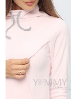 Толстовка YammyMammy (ямми мами) трикотажная, цвет "светло-розовая"