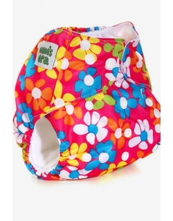 Многоразовый подгузник Mums Era, Ромашки (с 2 вкладышами)
