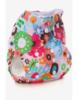 Многоразовый подгузник Mums Era, Цветы (с 2 вкладышами)