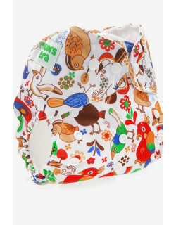 Многоразовый подгузник Mums Era, Птички (с 2 вкладышами)