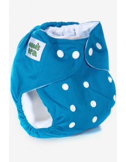 Многоразовый подгузник Mums Era, синий (с 2 вкладышами)