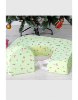 Подушка для кормления двойни «Milk Rivers Twins» с дополнительной подушкой для спины нежно-желтая