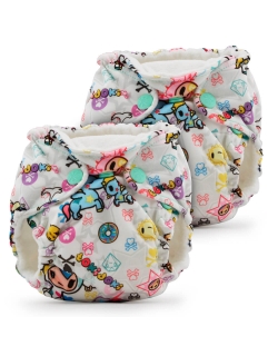 Многоразовые подгузники для новорожденных Lil Joey Kanga Care, TokiBambino, 2шт.