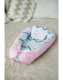 Позиционер для сна новорожденного Babynest Vanilla Wave