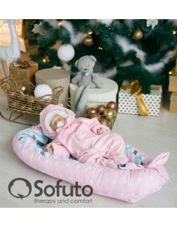 Позиционер для сна новорожденного Babynest Vanilla Wave