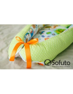 Кокон-гнездышко для новорожденных Sofuto Babynest Animals