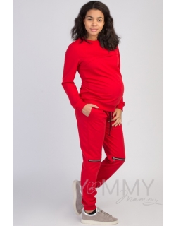 Костюм спортивный, красный