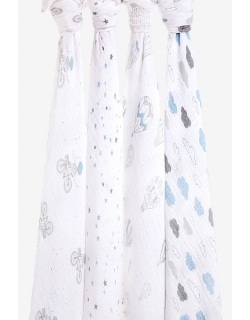 Муслиновые пеленки для новорожденных Aden&Anais, большие, набор 4 Night Sky Reverie