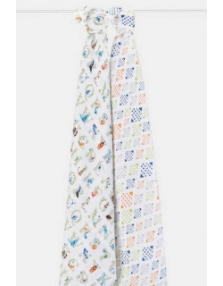 Муслиновые пеленки для новорожденных большие Aden&Anais, набор 2, Paper tales