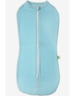 Пеленка-кокон для новорожденных трикотажный, голубой