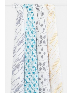 Муслиновые пеленки для новорожденных Aden&Anais, большие, набор 4, Kindred