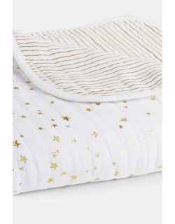 Муслиновое одеяло Aden&Anais, мерцающее, Metallic Gold