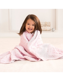 Муслиновое одеяло Aden Anais, мерцающее, Metallic Primrose