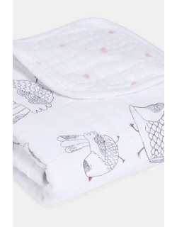 Муслиновое одеяло Aden&Anais, 70х70см, Lovebird