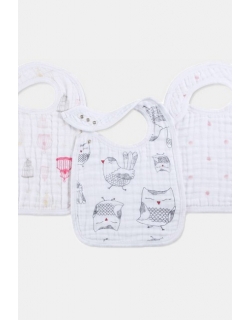 Слюнявчик Aden&Anais, набор из 3 штук, Love Bird