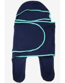 Пеленка кокон для новорожденных (комбинезон-конверт), нэви