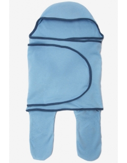 Пеленка кокон для новорожденных (комбинезон-конверт), скай