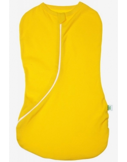 Пеленка-кокон для новорожденных трикотажный, желтый