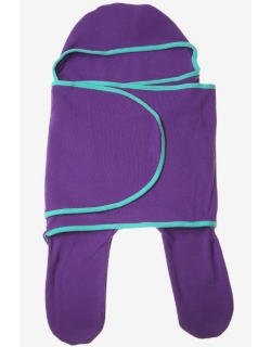 Пеленка кокон для новорожденных (комбинезон-конверт), аметист