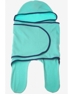 Пеленка кокон для новорожденных (комбинезон-конверт), ментол