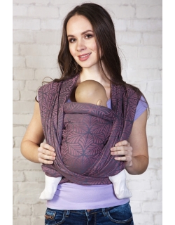 Слинг-шарф с бамбуком Jungle, орхидея