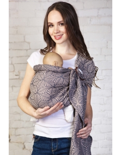 Слинг с кольцами с бамбуком Jungle, айвори