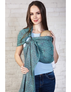 Слинг с кольцами с бамбуком Jungle, ментол