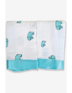 Муслиновые пеленки для новорожденных Aden&Anais маленькие, Elephant