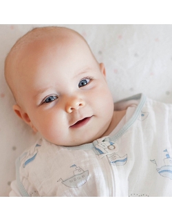 Спальный мешок SwaddleDesigns Blue Little Ships