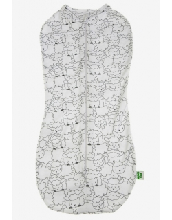 Пеленка-кокон для новорожденных трикотажный, овечки