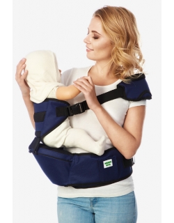 Хипсит со спинкой Comfort Mums Era, синий-черный