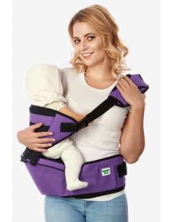 Хипсит со спинкой Comfort Mums Era, фиолетовый-черный