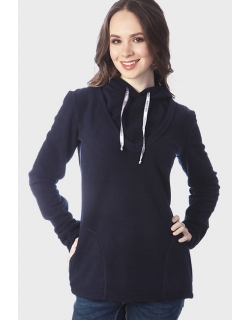 Толстовка для беременных и кормящих из флиса Discovery, синий