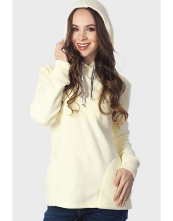 Толстовка для кормящих и беременных из флиса Discovery, экрю