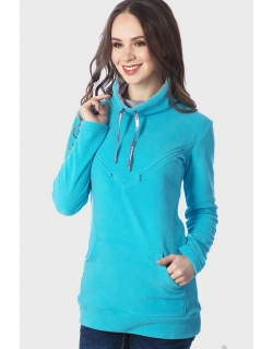 Толстовка для кормящих и беременных из флиса Olimpius, бирюзовый
