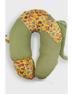 Подушка для беременных и кормящих "Слон Радостный", желтый