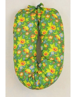 Подушка для беременных и кормящих и "Лёгкая на подъём" 150см, зеленый